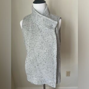 Cozy Gray Knit Sweater Vest